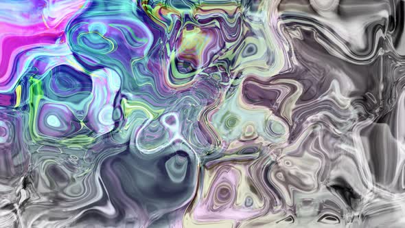 Abstract clean liquid marble glow animation background