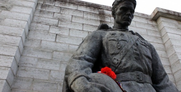 Bronze Soldier Left Side View CU alt