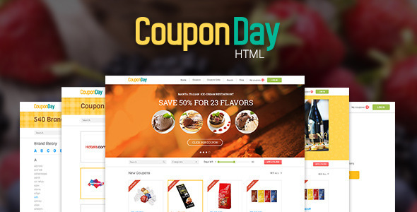 CouponDay - Clean and Premium Coupon Template