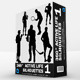 Active Life Rotating Silhouettes Pack - VideoHive Item for Sale