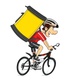 Deliveryman Cyclist With Bag - VideoHive Item for Sale