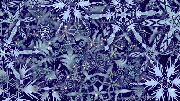 Winter Snowflakes Bg