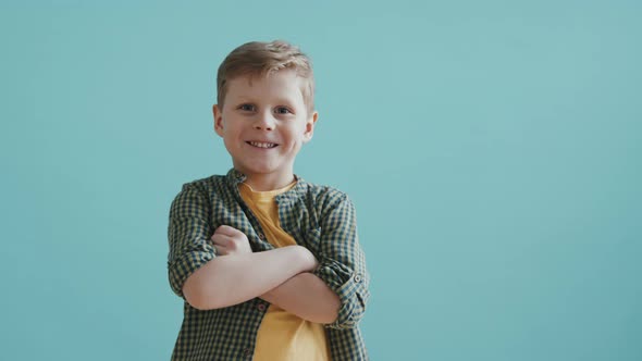 6-Year-Old Boy Posing