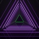 Neon Triangle Tunnel Vj Loop - VideoHive Item for Sale