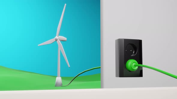 Wind turbine green Energy