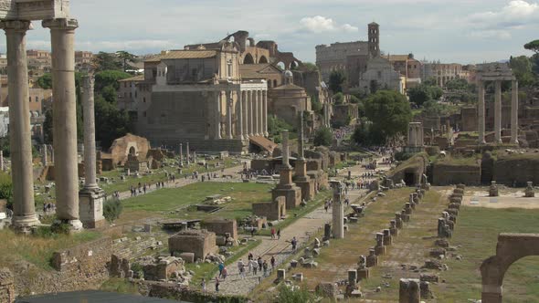 The Roman Forum in Rome