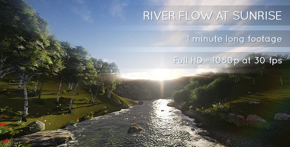 River Flow at Sunrise