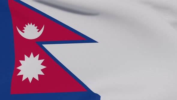 Flag Nepal Patriotism National Freedom Seamless Loop