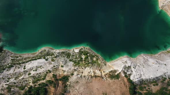 Top View of the Sea Lagoon