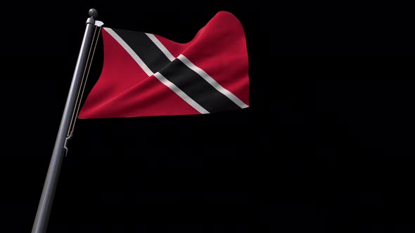 Trinidad And Tobago Flag With Alpha Channel  4K