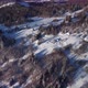 Aerial View of Winter Snowy Landscape in the Forest - VideoHive Item for Sale