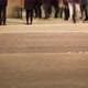 Low section of commuters crossing a road - VideoHive Item for Sale