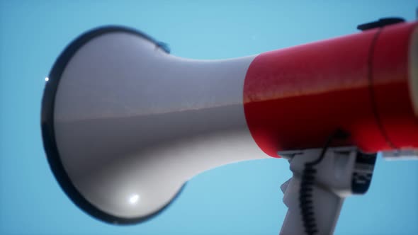 Retro Electric Speaker Megaphone