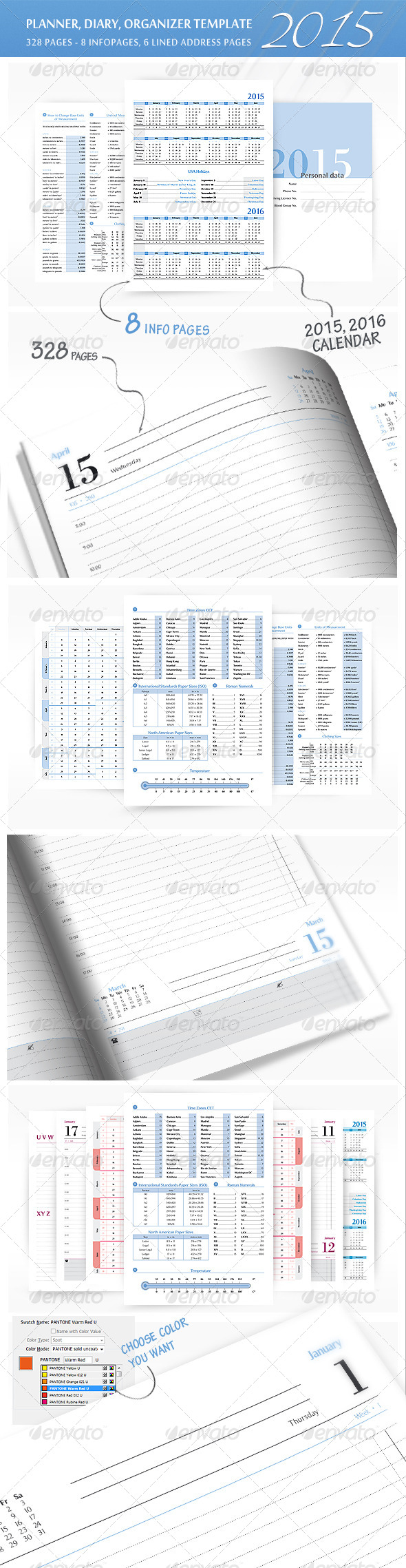 Planner Graphics, Designs & Templates | GraphicRiver