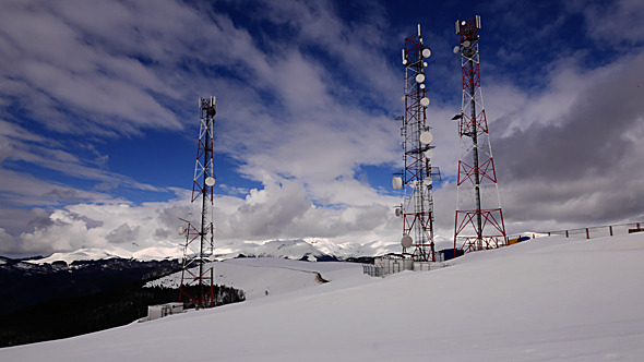 Communications Towers in the Mountains