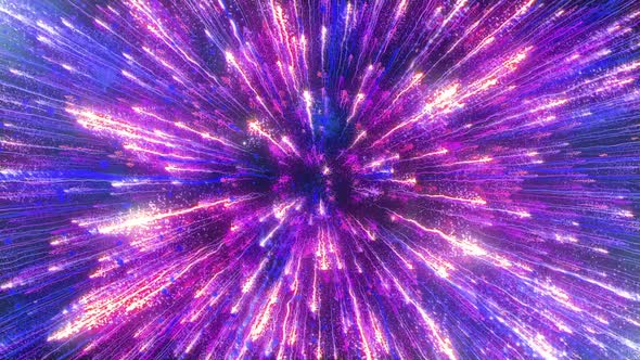 Colorful Fireworks Particles V6