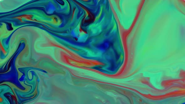 Abstract Colorful Sacral Liquid Waves Texture 832