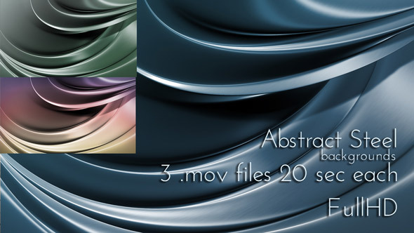 Abstract Steel 3D Background