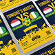 Brazil Soccer Cup 2014 Match Flyer - GraphicRiver Item for Sale
