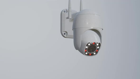 Video surveillance camera.