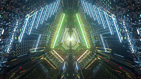 Techno  Light Tunnel