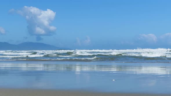 View of Beach in Da Nang Vietnam Sea Beach