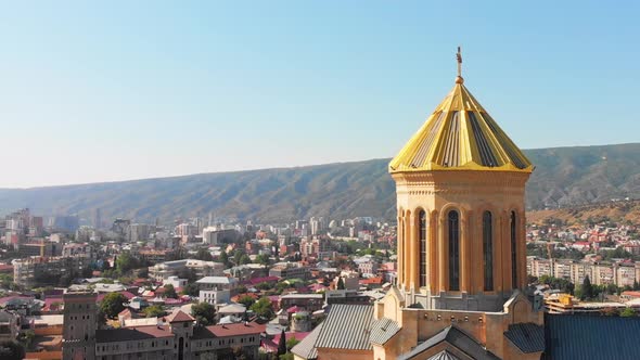 Sameba Cathedral In Tbilisi