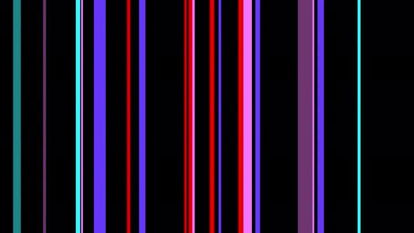 Linel Animations Of Colorful Striped Lines. Pink And Neon Luma Mattes (Alpha Channels) Are Included