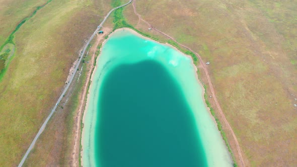 Beautiful Turquoise Lake Vrazje Jezero in Durmitor National Park Montenegro Europe