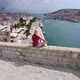 Woman in Trogir City of Croatia - VideoHive Item for Sale