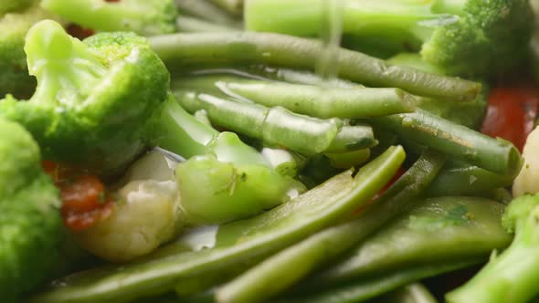 Baked vegetables for lunch