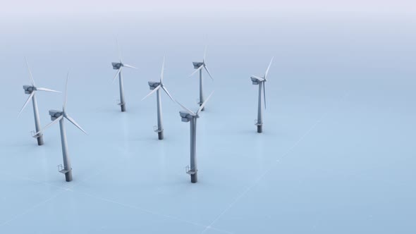 Wind turbines used for  Development of wind energy production for agriculture