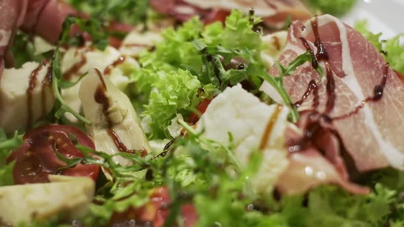 Appetizing Salad On Plate