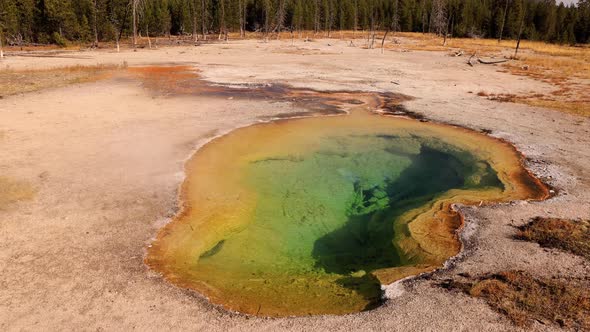 Geothermal landscapes of Yellowstone National Park