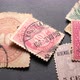 Close up of Old  Stamps - VideoHive Item for Sale