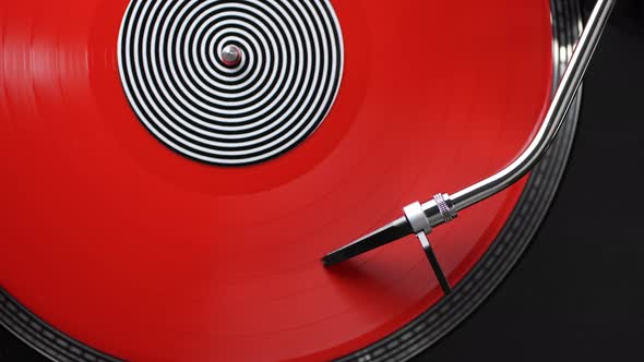 Spinning Red Vinyl