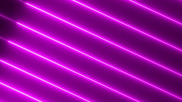 Seamless neon light line technology motion background. Vd 644