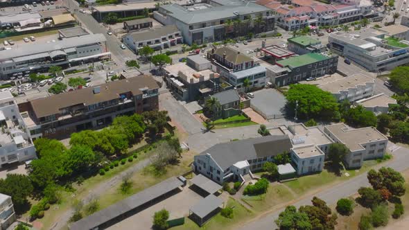 High Angle View of Town Development