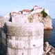 Aerial View of Dubrovnik City Walls from the Fort Bokar side. Croatia. 4K - VideoHive Item for Sale