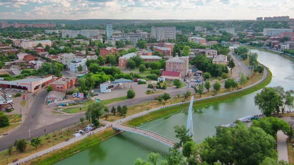 Kharkiv City From Above Timelapse