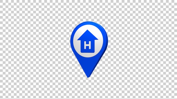 Hospital Map Pin Location Icon