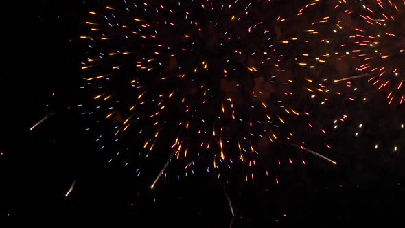 Fireworks at Deauville in Normandy, Real Time