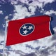 Tennessee Flag With Sky 4k - VideoHive Item for Sale