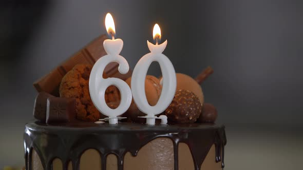 60th Chocolate Cake