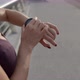 Sportswoman Checking Smart Watch During Training. - VideoHive Item for Sale