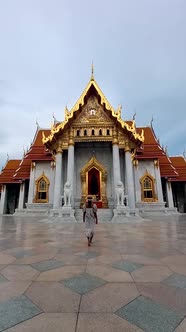 Wat Benchamabophit the Marble Temple the Royal Temple in Capital City Bangkok Thailand