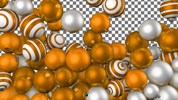 Christmas Balls Transition - Orange White alt