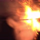 Burning Fuse On Black Background In Slow Motion - VideoHive Item for Sale