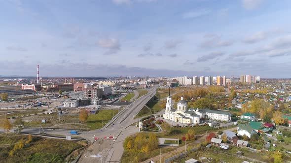 Aerial view of Entrance to the city. 41