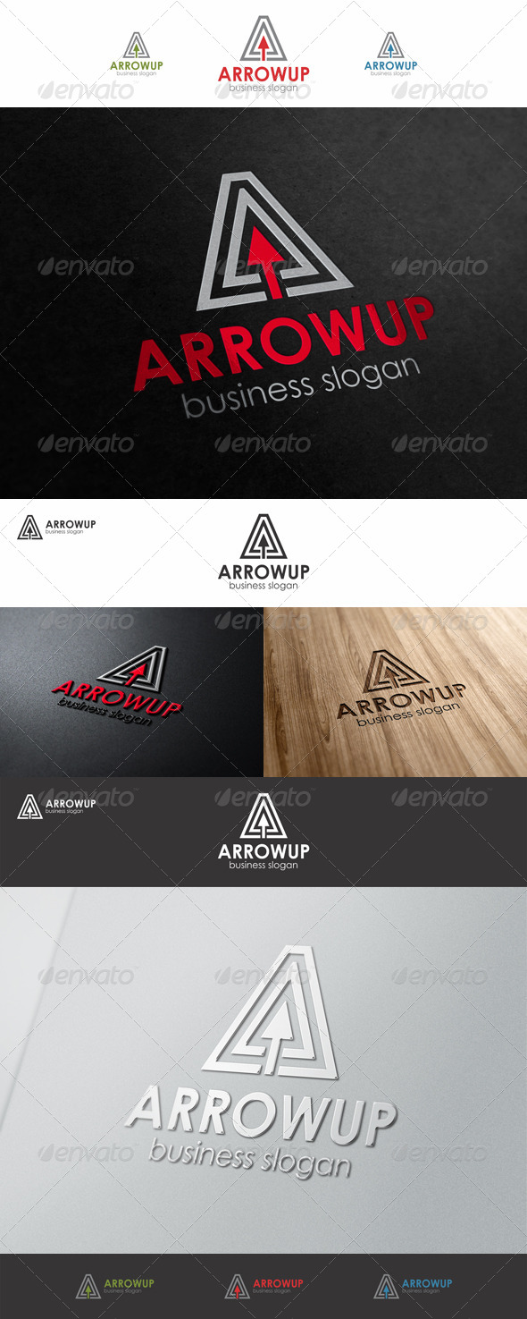 Arrow Up A Business Logo
